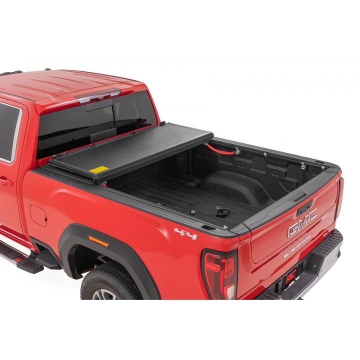 Twarda pokrywa paki tri-fold niski profil Rough Country 6'9" - ujęcie 2