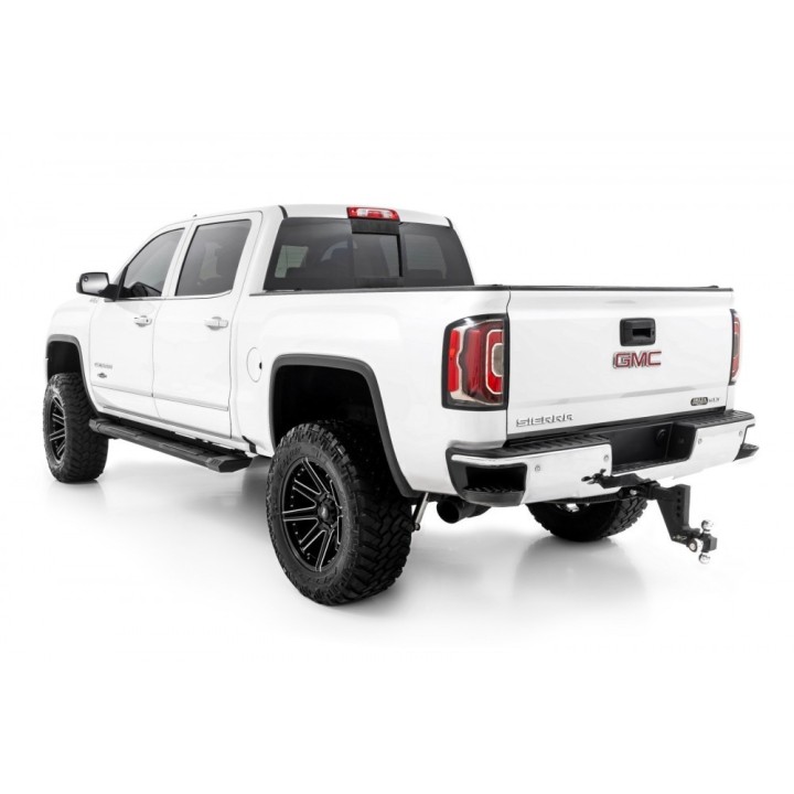 Progi, stopnie boczne aluminiowe Rough Country HD2 Extended Cab - ujęcie 4