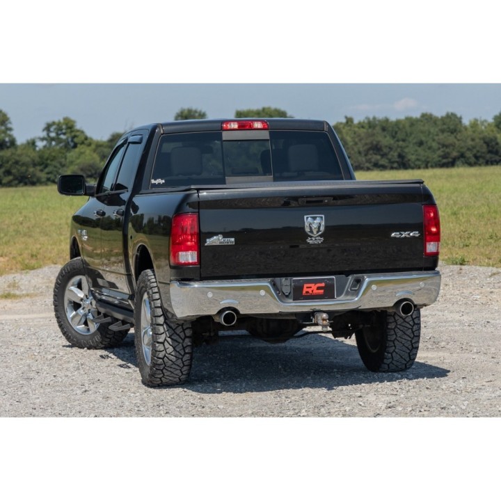Progi, stopnie boczne regulowane aluminiowe Rough Country SRL2 Crew Cab - ujęcie 5