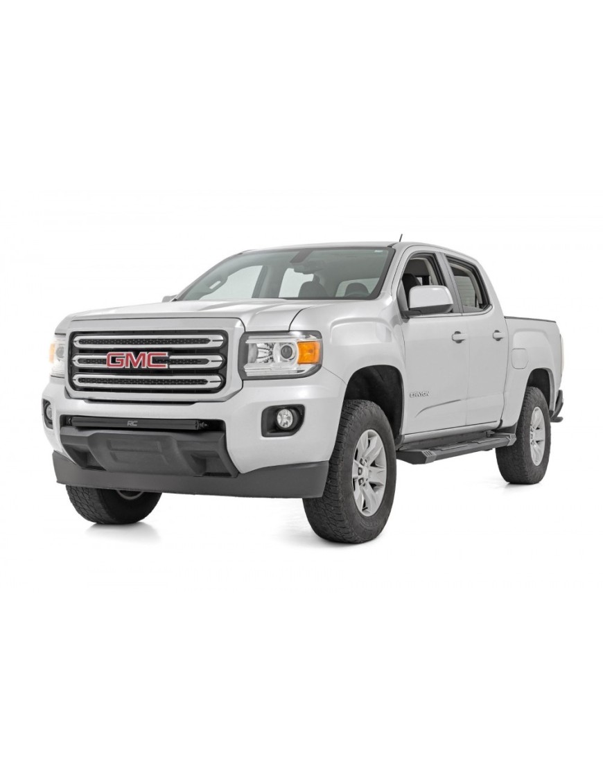 Progi, stopnie boczne aluminiowe Rough Country HD2 Crew Cab