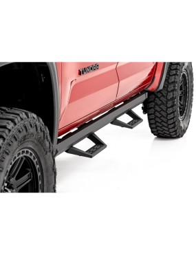 Progi, stopnie boczne regulowane aluminiowe Rough Country SRL2 Crew Cab