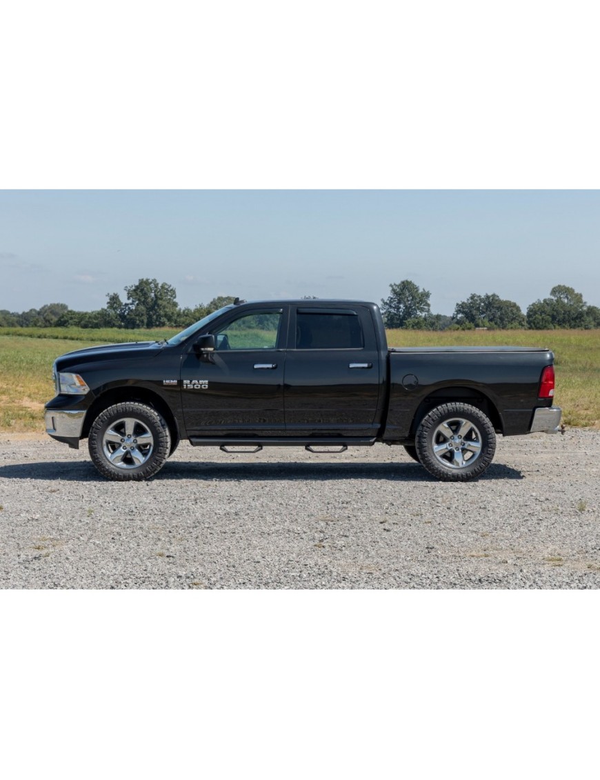 Progi, stopnie boczne regulowane aluminiowe Rough Country SRL2 Crew Cab