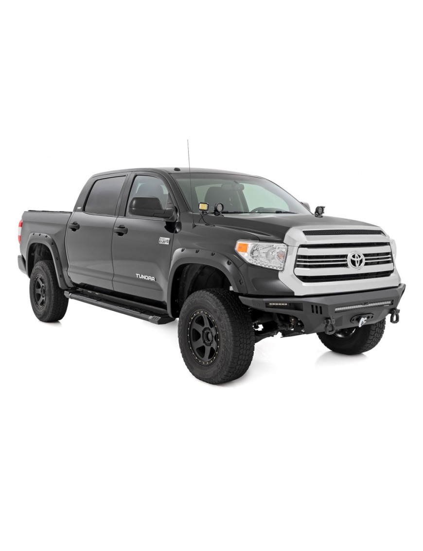 Progi, stopnie boczne aluminiowe Rough Country HD2 CrewMax