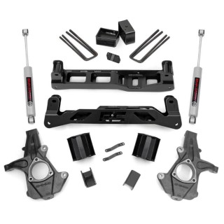 Zestaw zawieszenia dla wahaczy ze stali odlewanej Rough Country Lift 5" 2WD