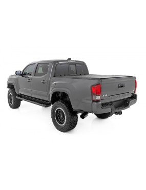 Progi, stopnie boczne aluminiowe Rough Country HD2 Double Cab