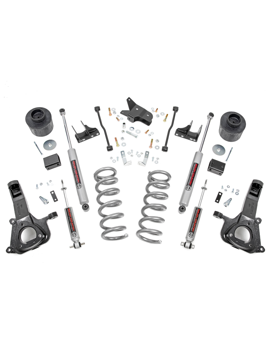Zestaw zawieszenia z amortyzatorami N3 Rough Country Lift 6" 2WD