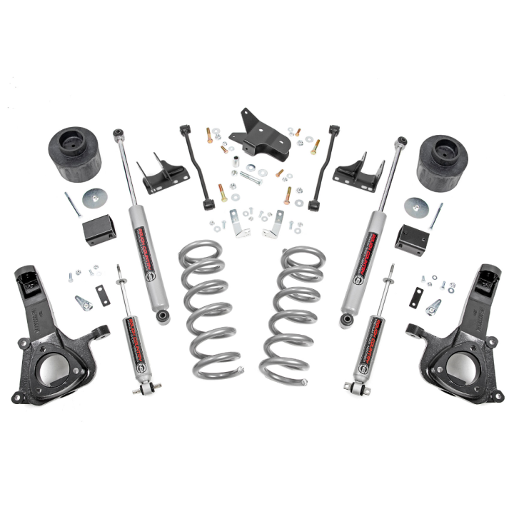 Zestaw zawieszenia z amortyzatorami N3 Rough Country Lift 6" 2WD