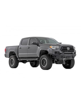 Progi, stopnie boczne aluminiowe Rough Country HD2 Double Cab