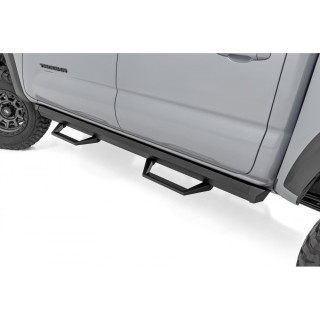 Progi, stopnie boczne regulowane aluminiowe Rough Country SRL2 Double Cab