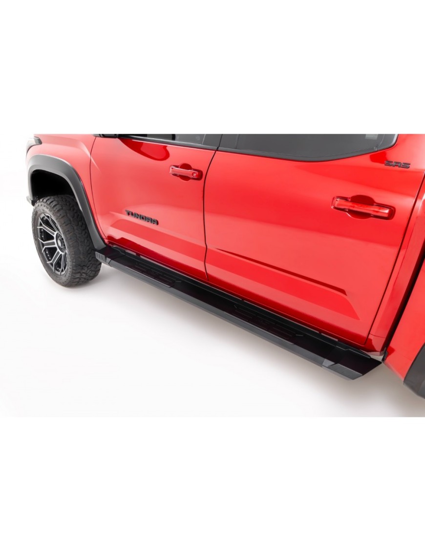 Progi, stopnie boczne aluminiowe Rough Country HD2 Crew Max