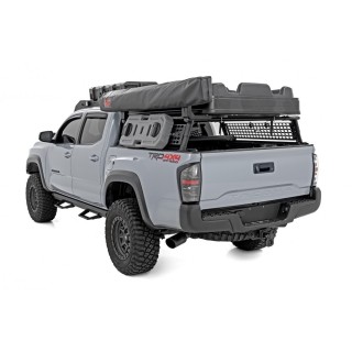 Progi, stopnie boczne regulowane aluminiowe Rough Country SRL2 Double Cab - ujęcie 2