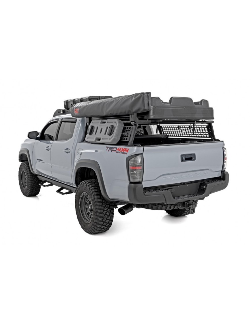 Progi, stopnie boczne regulowane aluminiowe Rough Country SRL2 Double Cab