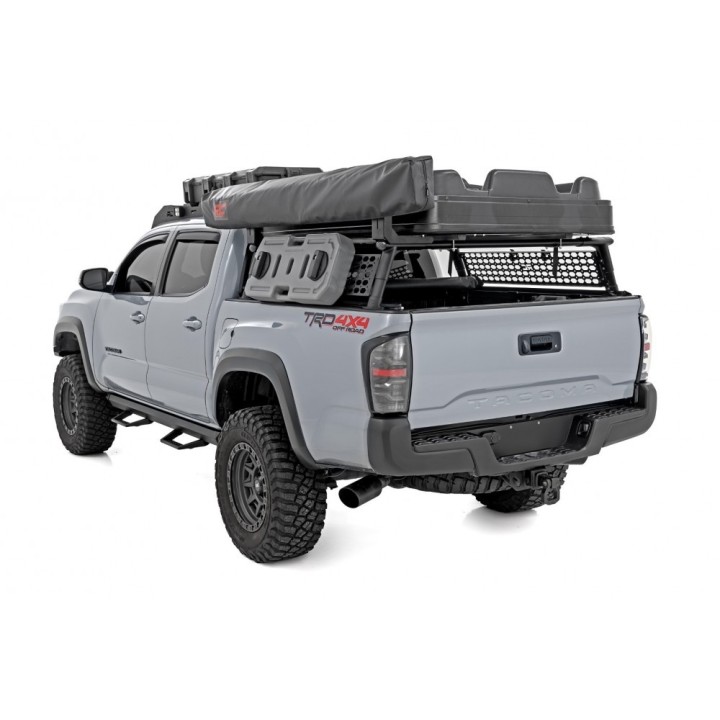 Progi, stopnie boczne regulowane aluminiowe Rough Country SRL2 Double Cab - ujęcie 2