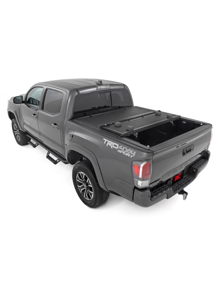 Twarda pokrywa paki tri-fold Rough Country niski profil 5'