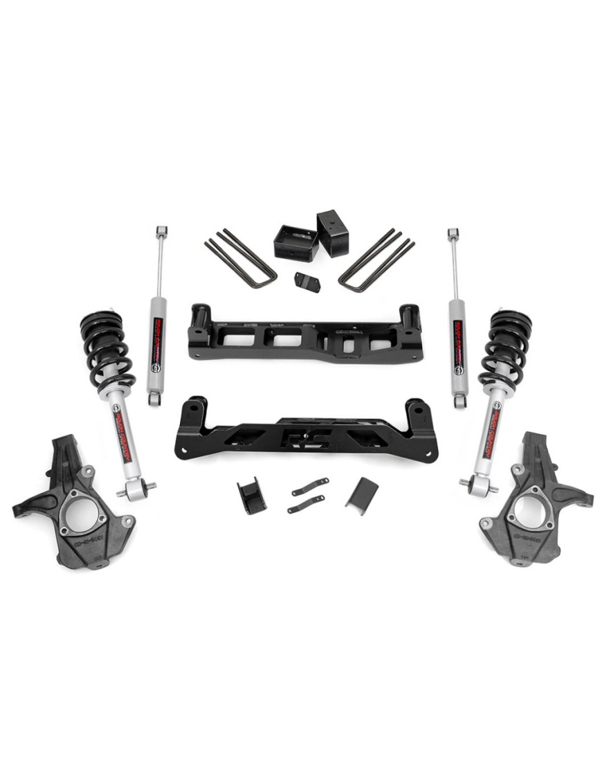 Zestaw zawieszenia z coiloverami N3 Rough Country Lift 5" 2WD