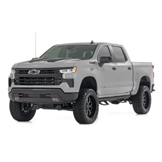 Progi, stopnie boczne regulowane aluminiowe Rough Country SRL2 Crew Cab - ujęcie 2