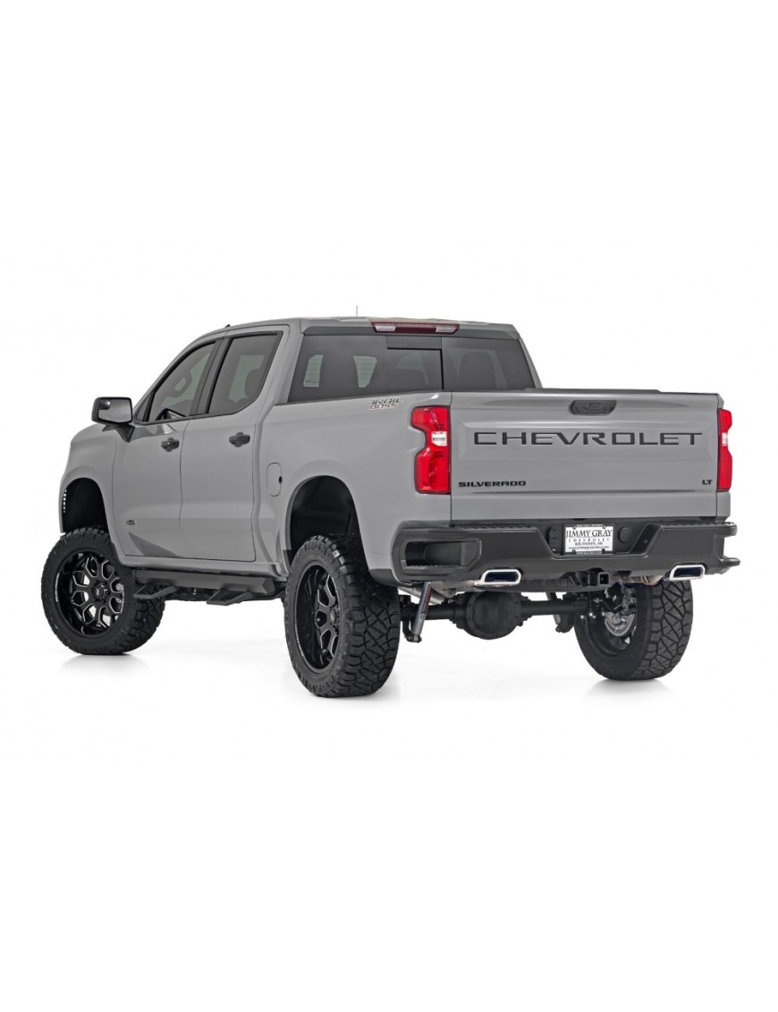 Progi, stopnie boczne regulowane aluminiowe Rough Country SRL2 Crew Cab