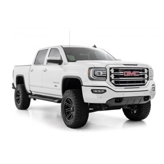 Progi, stopnie boczne aluminiowe Rough Country HD2 Crew Cab - ujęcie 2