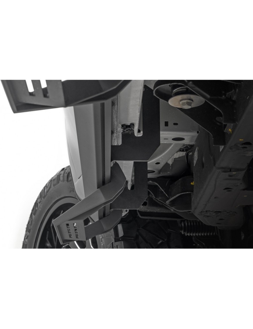 Progi, stopnie boczne regulowane aluminiowe Rough Country SRL2 Crew Cab