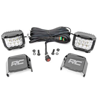 Lampy LED 3" kwadratowe szerokokątne Osram Rough Country
