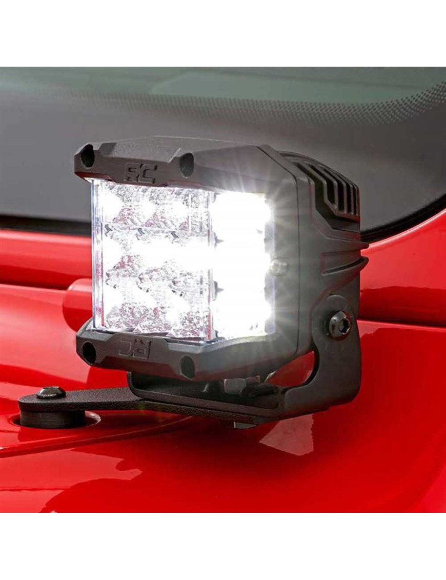 Lampy LED 3" kwadratowe szerokokątne Osram Rough Country - ujęcie 7