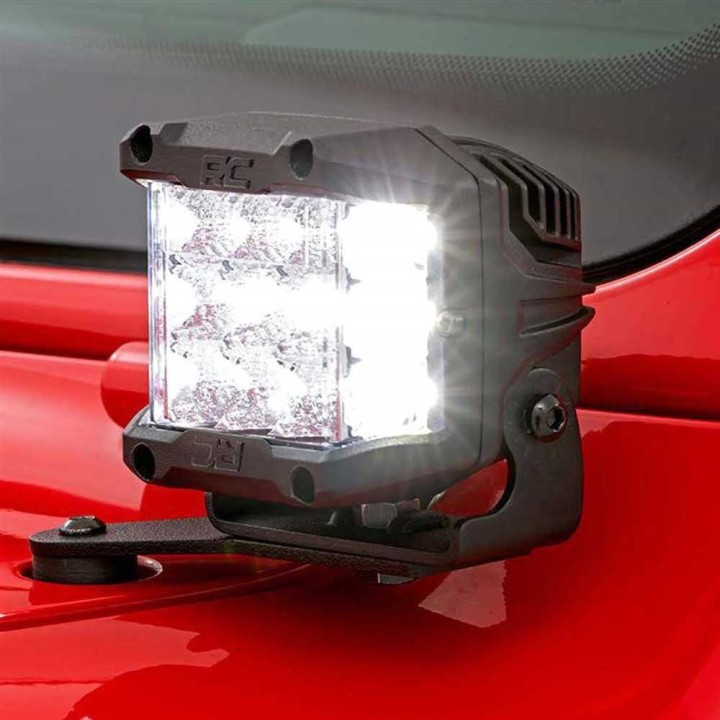 Lampy LED 3" kwadratowe szerokokątne Osram Rough Country - ujęcie 7