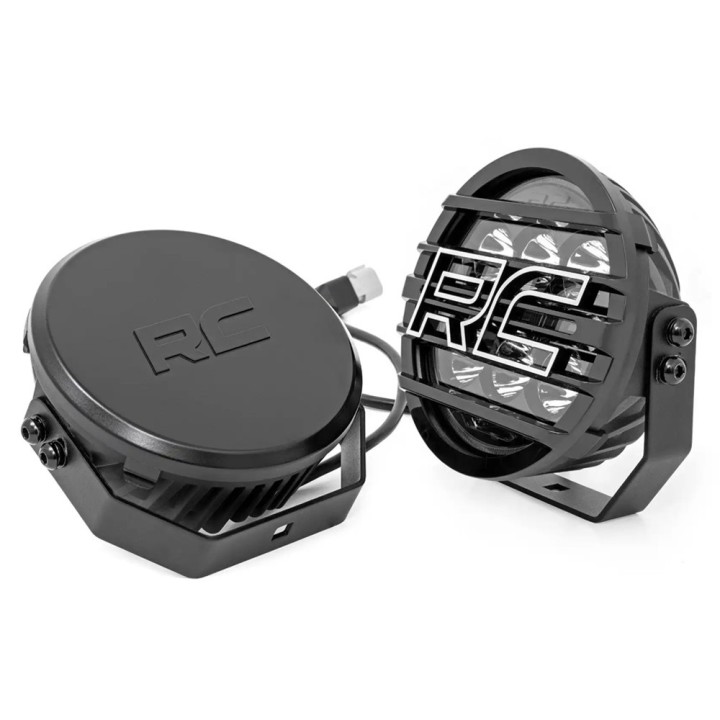 Lampy LED 6,5" okrągłe Białe/Amber DRL Rough Country - ujęcie 6