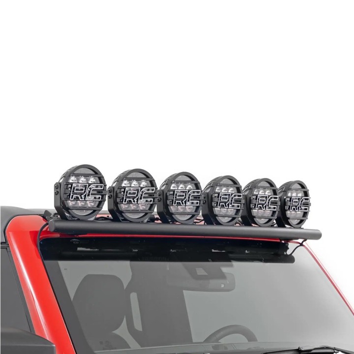 Lampy LED 6,5" okrągłe Białe/Amber DRL Rough Country - ujęcie 8