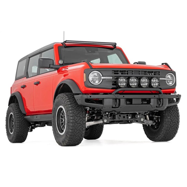 Lampy LED 6,5" okrągłe Białe/Amber DRL Rough Country - ujęcie 9