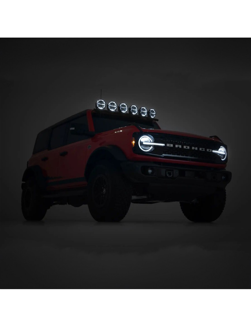 Lampy LED 6,5" okrągłe Białe/Amber DRL Rough Country