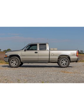 Progi, stopnie boczne aluminiowe Rough Country HD2 Extended Cab