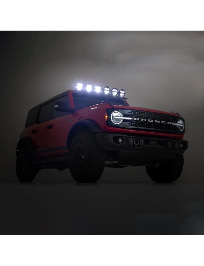 Lampy LED 6,5" okrągłe Białe/Amber DRL Rough Country