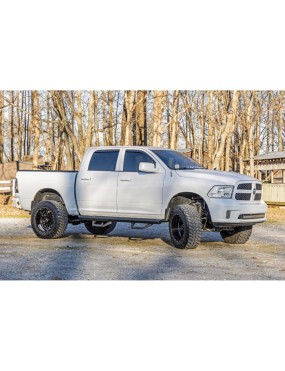 Progi, stopnie boczne regulowane aluminiowe Rough Country SRX2 Crew Cab