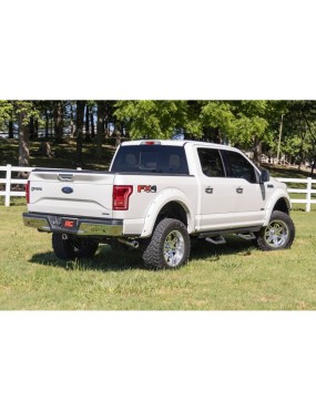 Progi, stopnie boczne regulowane aluminiowe Rough Country SRX2 Crew Cab