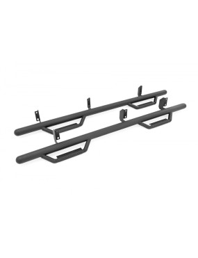 Progi, stopnie boczne czarne Rough Country Nerf Steps