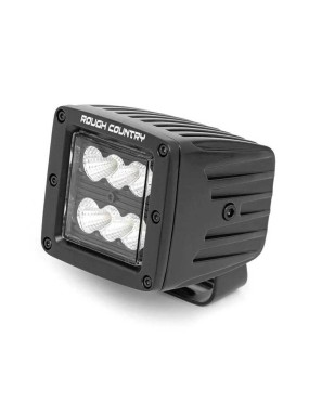 Lampy LED 2" kwadratowe flood Rough Country Black Series - ujęcie 3