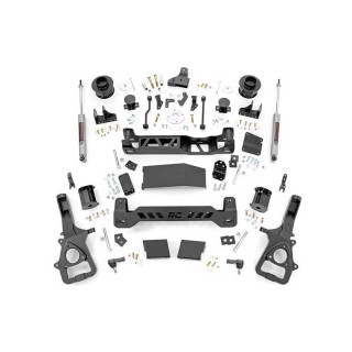 Zestaw zawieszenia Air Ride z amortyzatorami N3 Rough Country Lift 5"