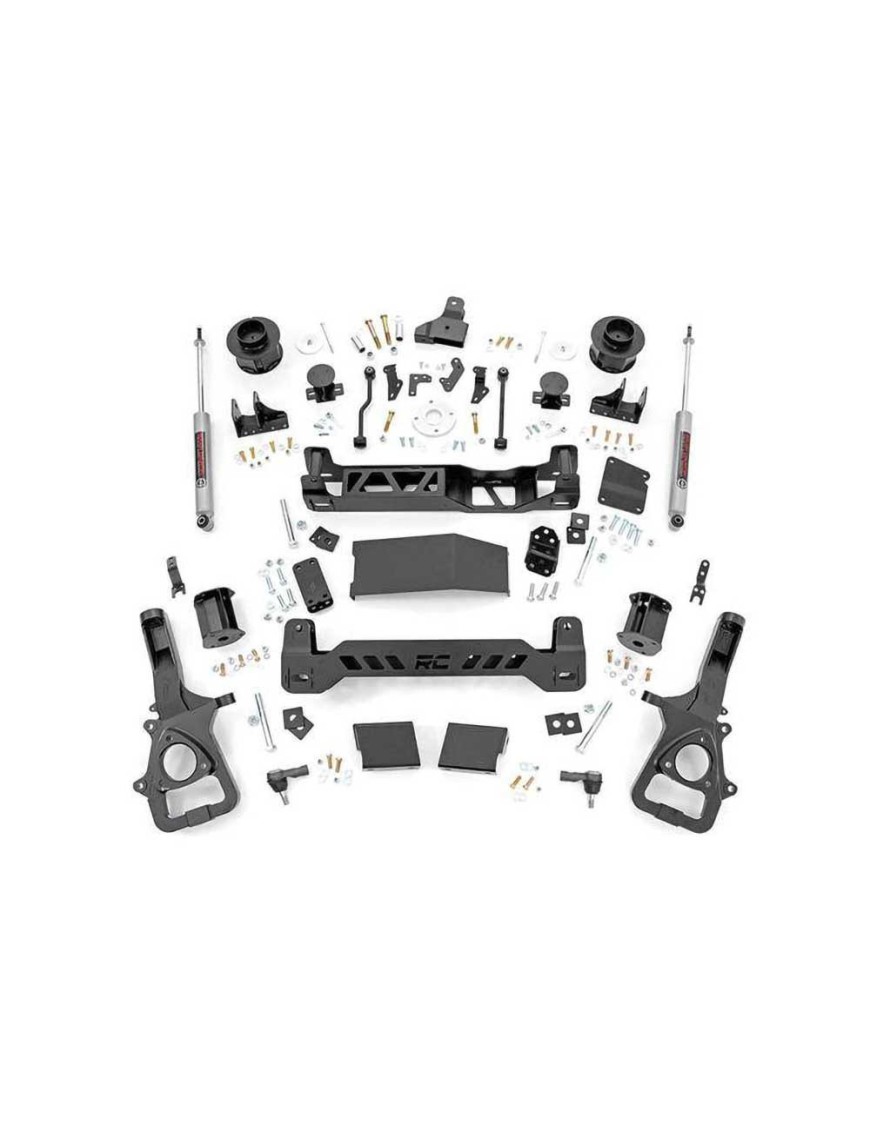 Zestaw zawieszenia Air Ride z amortyzatorami N3 Rough Country Lift 5"