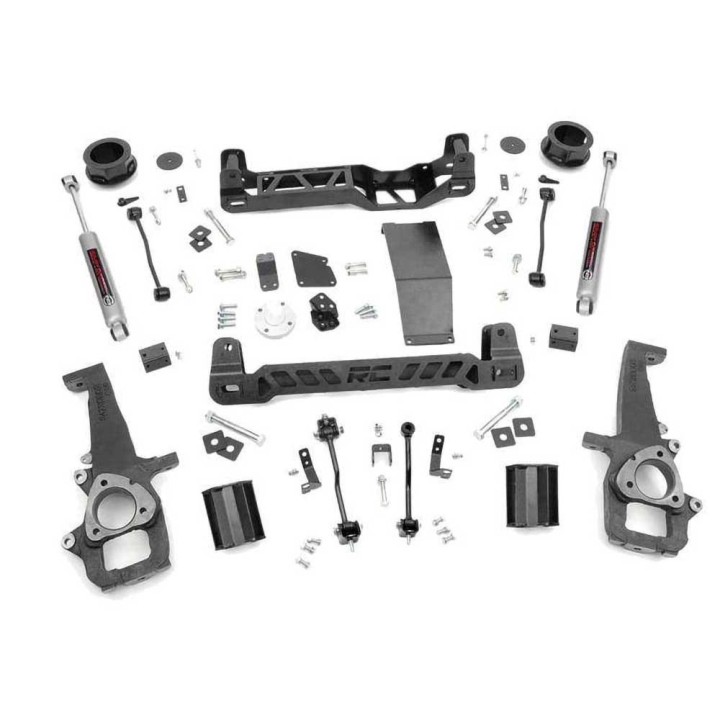 Zestaw zawieszenia z amortyzatorami N3 Rough Country Lift 4"