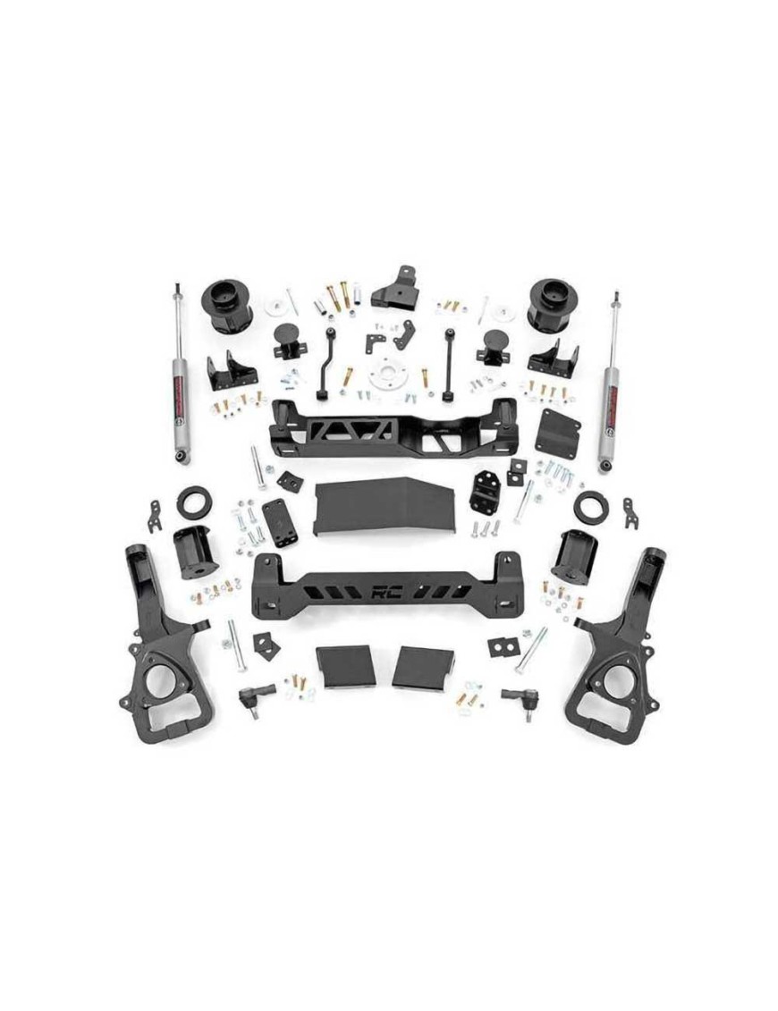 Zestaw zawieszenia 22XL z amortyzatorami N3 Rough Country Lift 6" Duża Piasta