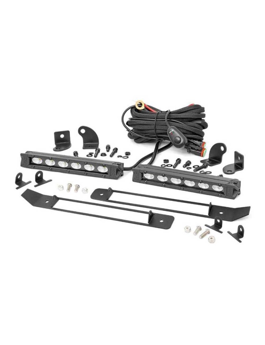 Listwy LED 6" do grilla Rough Country Black Series