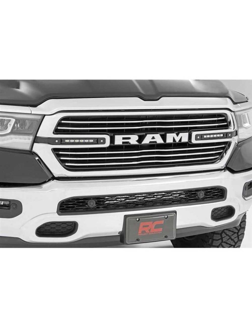 Listwy LED 6" do grilla Rough Country Black Series - ujęcie 4