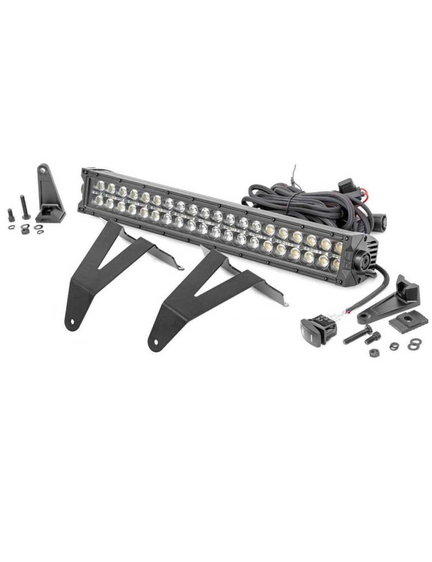 Listwa LED 20" podwójna white DRL do zderzaka przód Rough Country Black Series