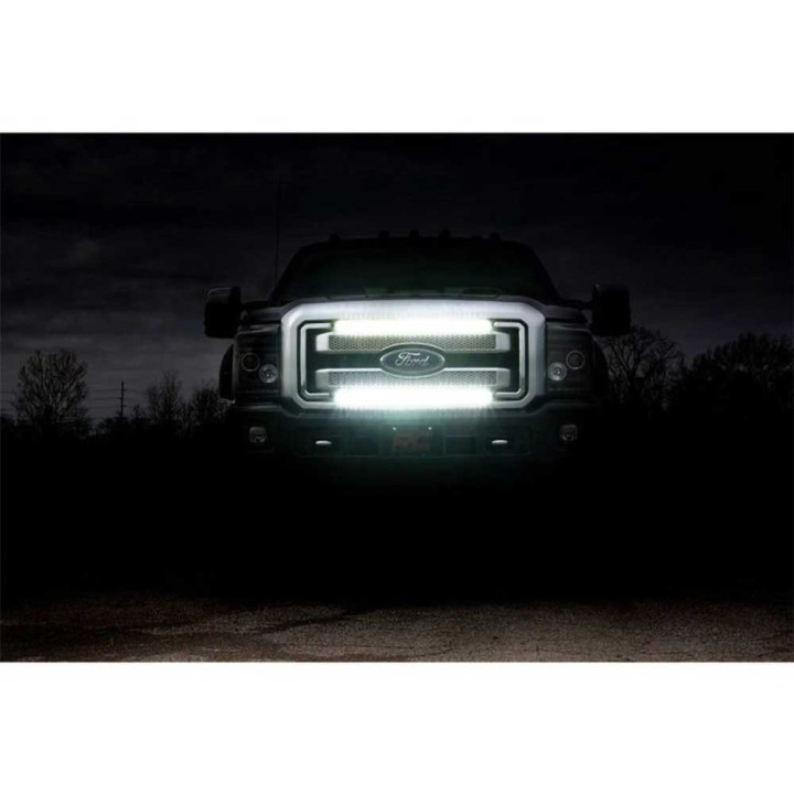 Listwy LED 30" podwójne do grilla spot Rough Country Black Series - ujęcie 3
