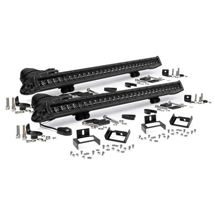 Listwy LED 30" podwójne do grilla spot Rough Country Black Series - ujęcie 4