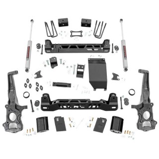Zestaw zawieszenia dla modeli z fabrycznymi aluminiowymi zwrotnicami Rough Country Lift 6"