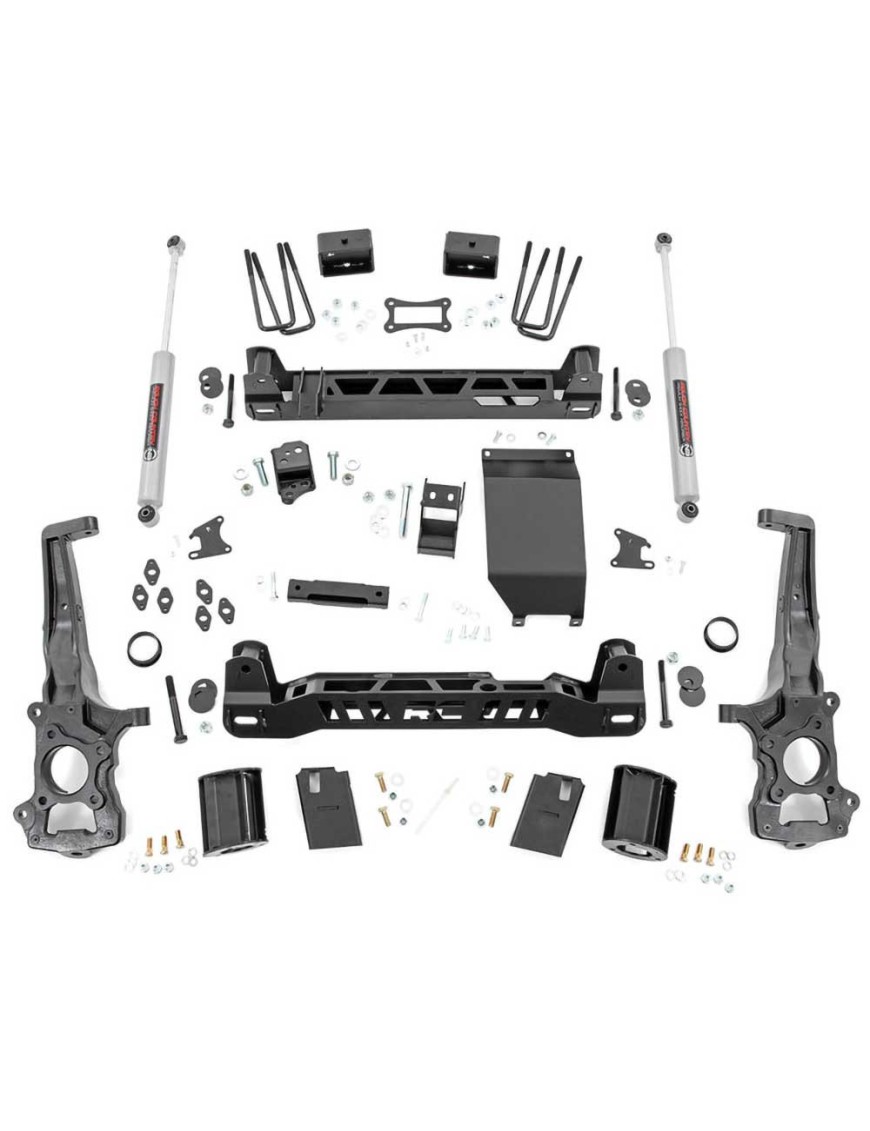 Zestaw zawieszenia dla modeli z fabrycznymi aluminiowymi zwrotnicami Rough Country Lift 6"