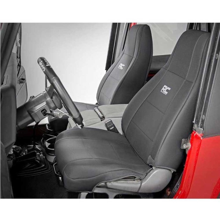 Komplet pokrowców na fotele neoprene black Rough Country - ujęcie 2