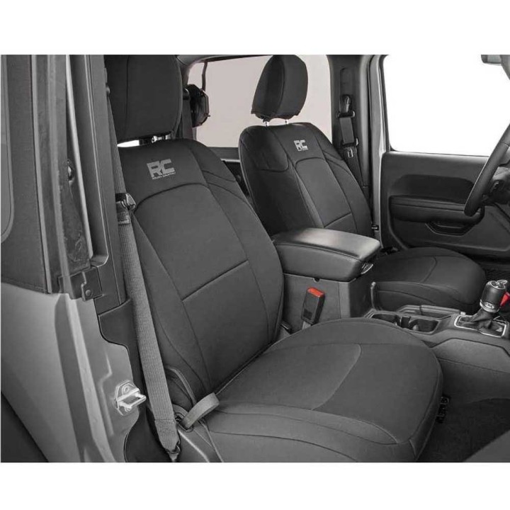 Komplet pokrowców na fotele neoprene black Rough Country - ujęcie 6