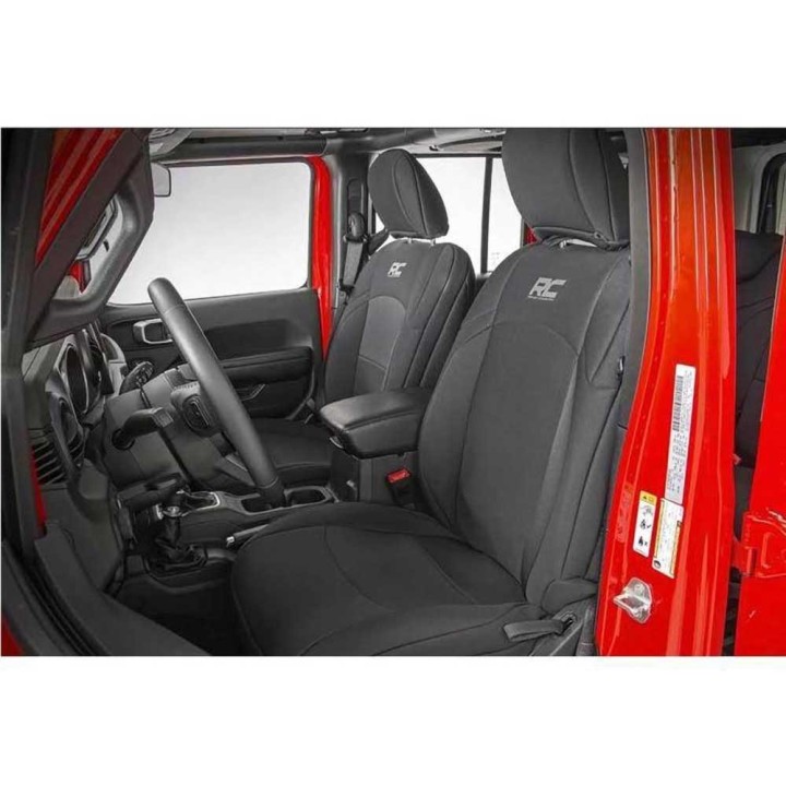Komplet pokrowców na fotele neoprene black Rough Country - ujęcie 5